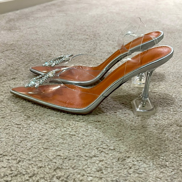 Glass Evening Sandals 9M - Picture 6 of 6
